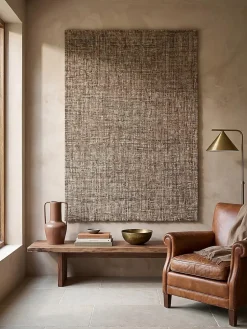 Wollteppich uni Terrakotta 120 x 170 cm - OTLEY | Kadima Design