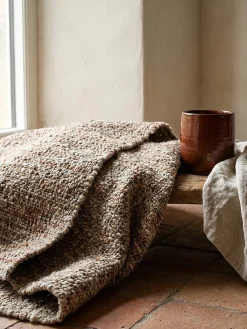 Wollteppich uni Terrakotta 120 x 170 cm - OTLEY | Kadima Design