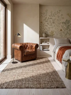 Wollteppich uni Terrakotta 120 x 170 cm - OTLEY | Kadima Design