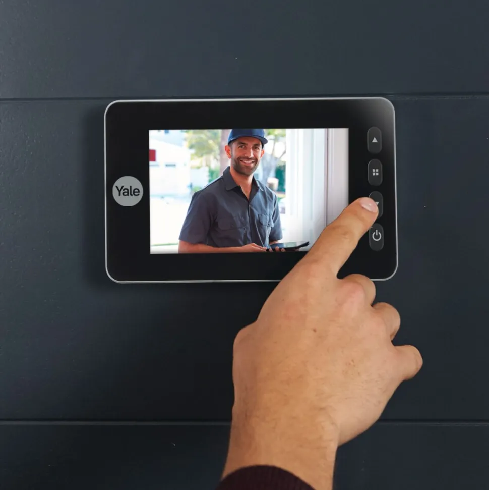 Yale Yale Digital Door Spy DDV 5800, 4.3" Display (Silber) mit Motion Detection, Doorbell & Night Vision