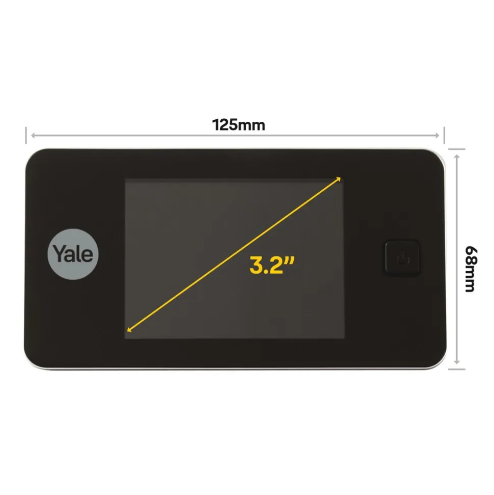 Yale Yale Digital Door Spy DDV 500, 3,2" Display (Weiß)