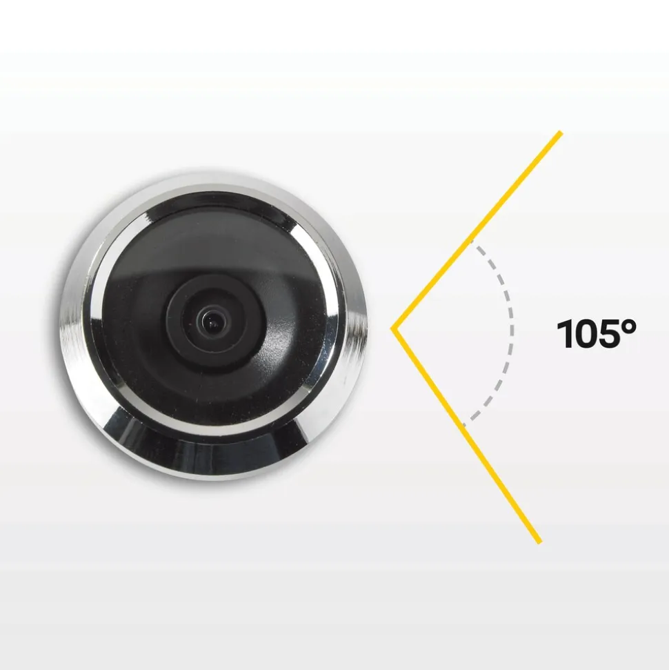 Yale Yale Digital Door Spy DDV 500, 3,2" Display (Silber)